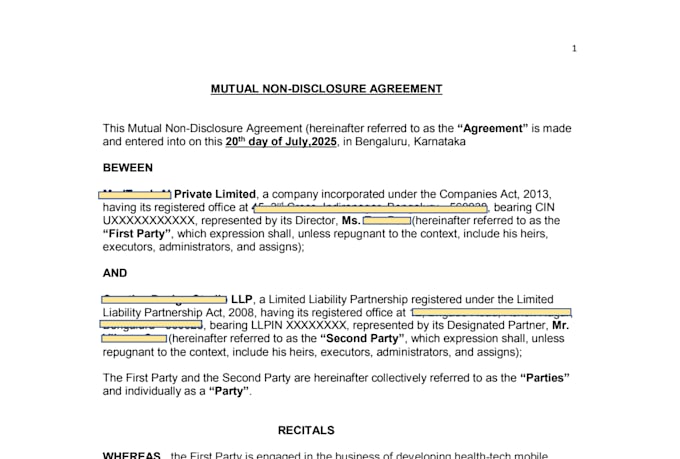 draft professional legal contracts and agreements